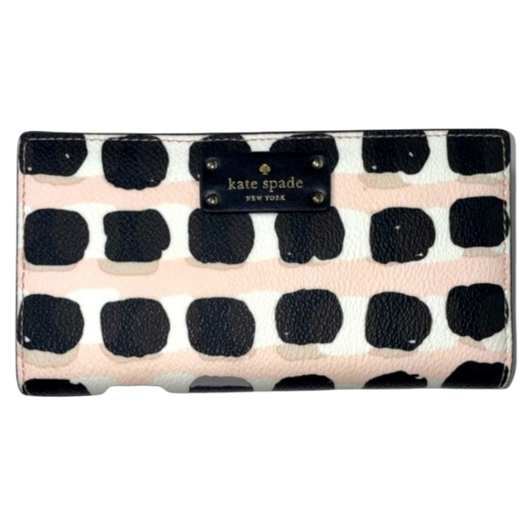 Kate Spade Neda Grove Slim Snap Leather Wallet - Picture 1 of 9